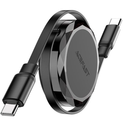 Кабель Acefast C13-03 USB Type-C to USB Type-C 60W 0.8m (6974316280132) Black купить в Украине | Telemart фото