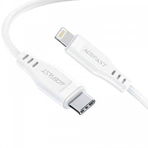 Кабель Acefast C3-01 USB Type-C to Lightning 30W 1.2m (6974316280811) White купить в Украине | Telemart фото