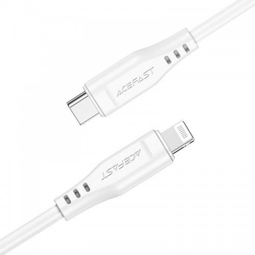 Кабель Acefast C3-01 USB Type-C to Lightning 30W 1.2m (6974316280811) White купить в Украине | Telemart фото