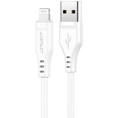 Кабель Acefast C3-02 USB to Lightning 2.4A 1.2m (6974316280835) White купить в Украине | Telemart фото