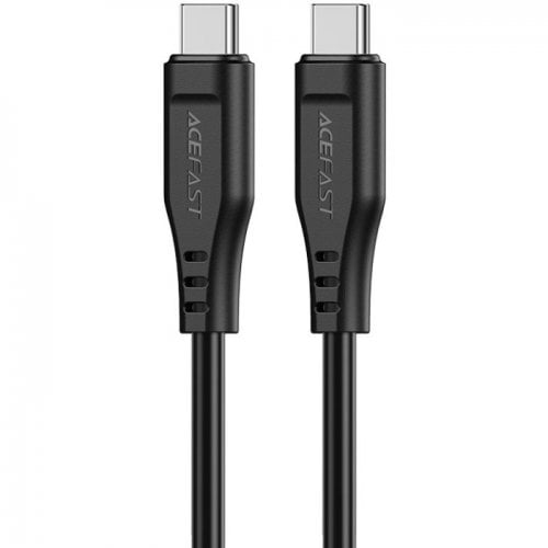 Кабель Acefast C3-03 USB Type-C to USB Type-C 60W 1.2m (6974316280842) Black купить в Украине | Telemart фото