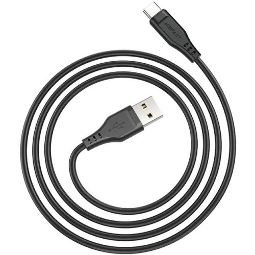 Кабель Acefast C3-04 USB to USB Type-C 60W 1.2m (6974316280866) Black купить в Украине | Telemart фото