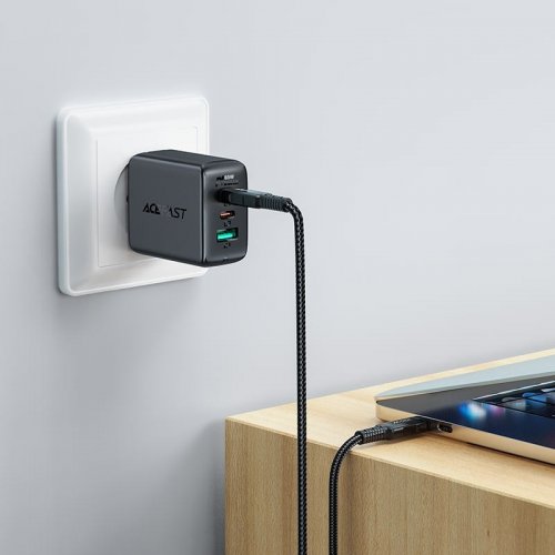 Кабель Acefast C4-03 USB Type-C to USB Type-C 100W 2m (6974316280996) Black купить в Украине | Telemart фото