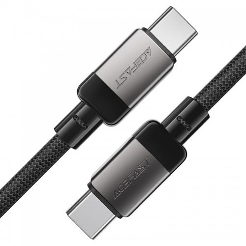Кабель Acefast C9-03 USB Type-C to USB Type-C 60W 1.2m (6974316282679) Black/Grey купить в Украине | Telemart фото