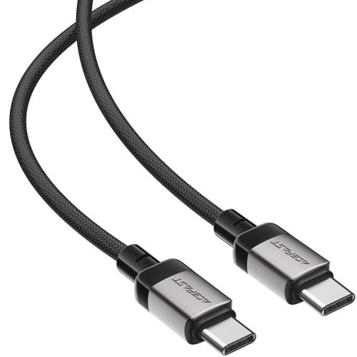 Кабель Acefast C9-03 USB Type-C to USB Type-C 60W 1.2m (6974316282679) Black/Grey купить в Украине | Telemart фото