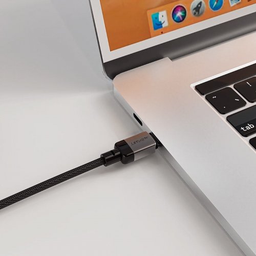 Кабель Acefast C9-03 USB Type-C to USB Type-C 60W 1.2m (6974316282679) Black/Grey купить в Украине | Telemart фото