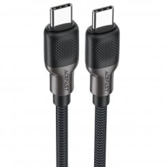 Кабель Acefast C10-03 USB Type-C to USB Type-C 60W 1.2m (6974316283119) Black/Grey