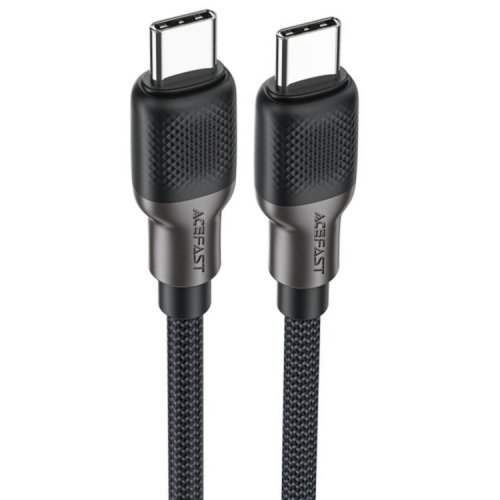 Кабель Acefast C10-03 USB Type-C to USB Type-C 60W 1.2m (6974316283119) Black/Grey купить в Украине | Telemart фото