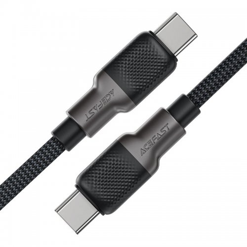 Кабель Acefast C10-03 USB Type-C to USB Type-C 60W 1.2m (6974316283119) Black/Grey купить в Украине | Telemart фото
