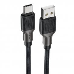 Кабель Acefast C10-04 USB to USB Type-C 60W 1.2m (6974316283126) Black/Grey
