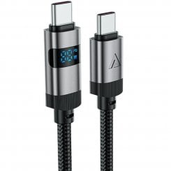Кабель Acefast C15-03 USB Type-C to USB Type-C 60W 1.2m (6974316283720) Black