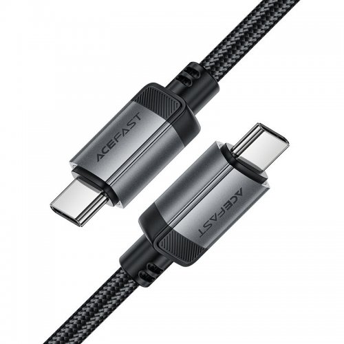 Кабель Acefast C20-03 USB Type-C to USB Type-C 60W 1.2m (6974316283775) Black купить в Украине | Telemart фото