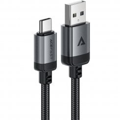 Кабель Acefast C20-04 USB to USB Type-C 60W 1.2m (6974316283782) Black/Grey