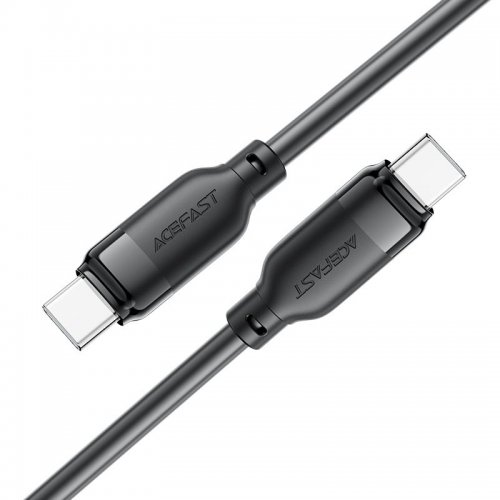 Кабель Acefast C16-03 USB Type-C to USB Type-C 60W 1.2m (6974316283805) Black купить в Украине | Telemart фото