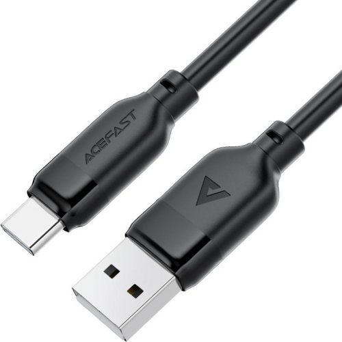 Кабель Acefast C16-04 USB to USB Type-C 60W 1.2m (6974316283812) Black купить в Украине | Telemart фото