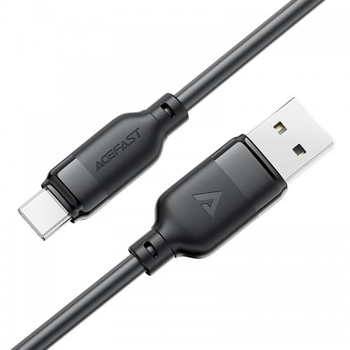 Кабель Acefast C16-04 USB to USB Type-C 60W 1.2m (6974316283812) Black купить в Украине | Telemart фото