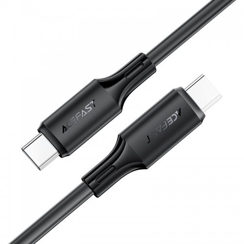 Кабель Acefast C17-03 USB Type-C to USB Type-C 60W 1.2m (6974316284161) Black купить в Украине | Telemart фото