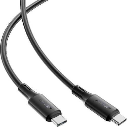 Кабель Acefast C17-03 USB Type-C to USB Type-C 60W 1.2m (6974316284161) Black купить в Украине | Telemart фото