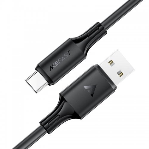 Кабель Acefast C17-04 USB to USB Type-C 60W 1.2m (6974316284178) Black купить в Украине | Telemart фото