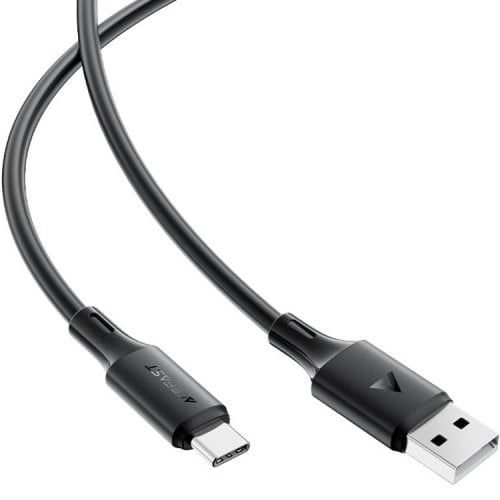 Кабель Acefast C17-04 USB to USB Type-C 60W 1.2m (6974316284178) Black купить в Украине | Telemart фото