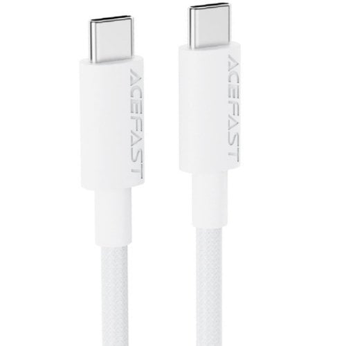 Кабель Acefast C18-03 USB Type-C to USB Type-C 60W 1.2m (6974316284253) White купить в Украине | Telemart фото