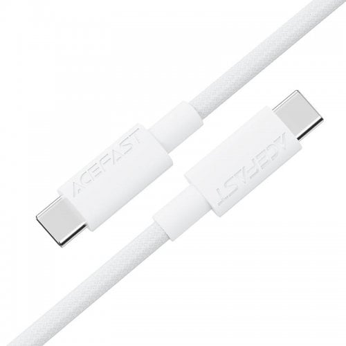 Кабель Acefast C18-03 USB Type-C to USB Type-C 60W 1.2m (6974316284253) White купить в Украине | Telemart фото