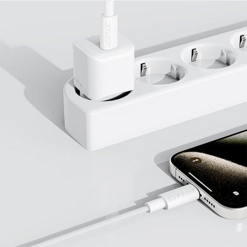 Кабель Acefast C18-03 USB Type-C to USB Type-C 60W 1.2m (6974316284253) White купить в Украине | Telemart фото