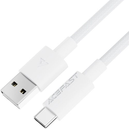 Кабель Acefast C18-04 USB to USB Type-C 60W 1.2m (6974316284260) White купить в Украине | Telemart фото