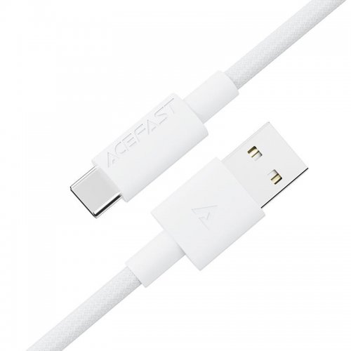Кабель Acefast C18-04 USB to USB Type-C 60W 1.2m (6974316284260) White купить в Украине | Telemart фото