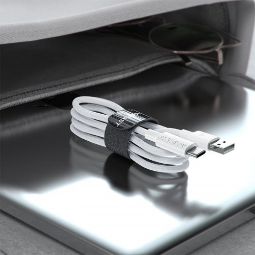 Кабель Acefast C18-04 USB to USB Type-C 60W 1.2m (6974316284260) White купить в Украине | Telemart фото