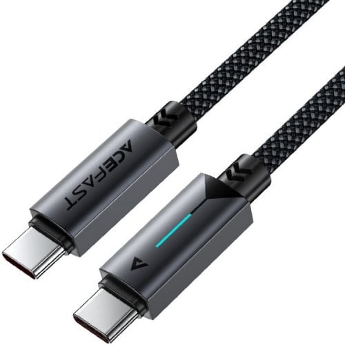 Кабель Acefast C19-03 USB Type-C to USB Type-C 60W 1.2m (6974316284475) Black купить в Украине | Telemart фото