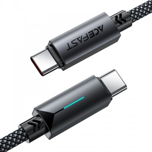 Кабель Acefast C19-03 USB Type-C to USB Type-C 60W 1.2m (6974316284475) Black купить в Украине | Telemart фото