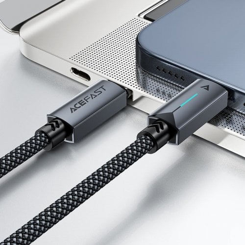 Кабель Acefast C19-03 USB Type-C to USB Type-C 60W 1.2m (6974316284475) Black купить в Украине | Telemart фото
