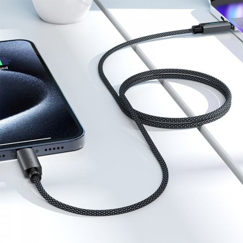 Кабель Acefast C19-03 USB Type-C to USB Type-C 60W 1.2m (6974316284475) Black купить в Украине | Telemart фото