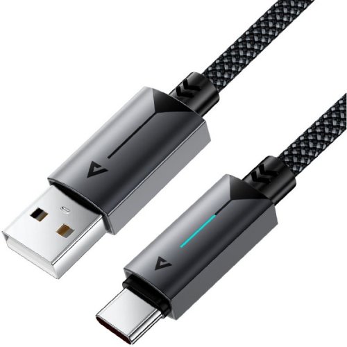 Кабель Acefast C19-04 USB to USB Type-C 60W 1.2m (6974316284482) Black купить в Украине | Telemart фото