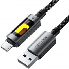Кабель Acefast C21-04 USB to USB Type-C 60W 1.2m (6974316284673) Black
