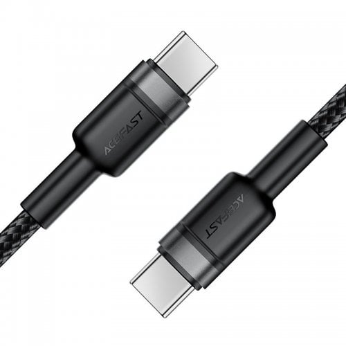 Кабель Acefast C22-03 USB Type-C to USB Type-C 60W 1.2m (6974316285137) Black/Grey купить в Украине | Telemart фото