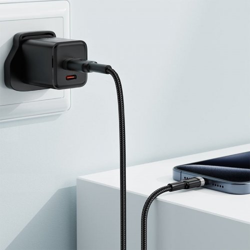 Кабель Acefast C22-04 USB to USB Type-C 60W 1.2m (6974316285144) Black купить в Украине | Telemart фото