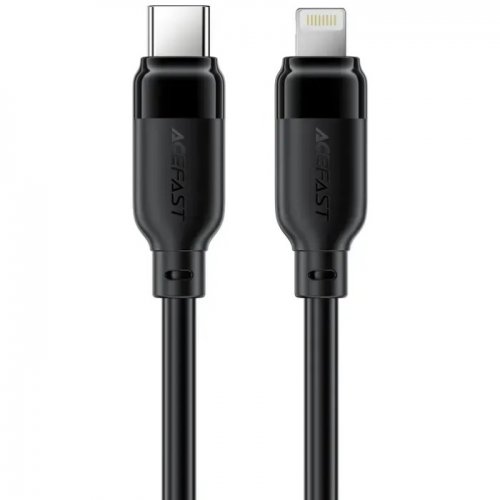 Кабель Acefast C16-01 USB Type-C to Lightning 1.2m (6974316286196) Black купить в Украине | Telemart фото
