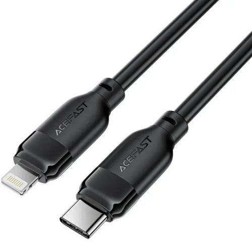Кабель Acefast C16-01 USB Type-C to Lightning 1.2m (6974316286196) Black купить в Украине | Telemart фото