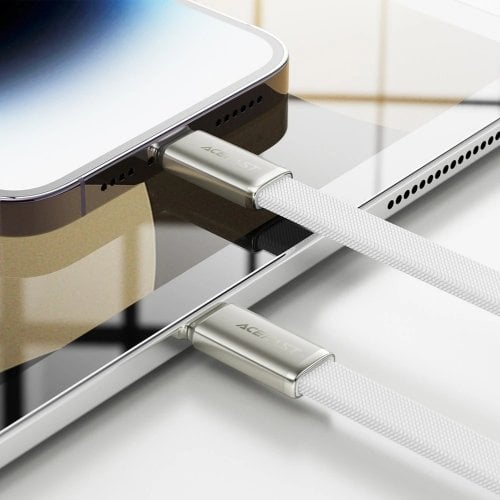 Кабель Acefast C24-01 USB Type-C to Lightning 1.2m (6974316286240) White купить в Украине | Telemart фото