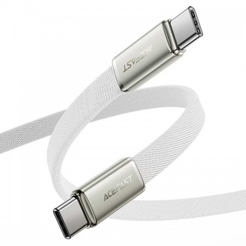 Кабель Acefast C24-03 USB Type-C to USB Type-C 60W 1.2m (6974316286257) White купить в Украине | Telemart фото