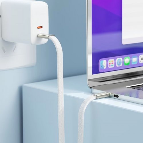 Кабель Acefast C24-03 USB Type-C to USB Type-C 60W 1.2m (6974316286257) White купить в Украине | Telemart фото