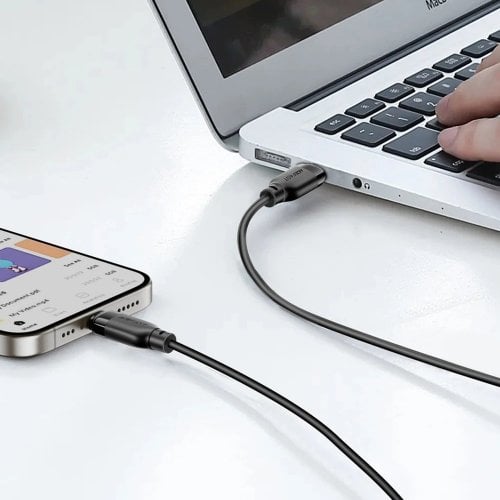 Кабель Acefast C16-05 USB Type-C to Lightning 2m (6974316286288) Black купить в Украине | Telemart фото