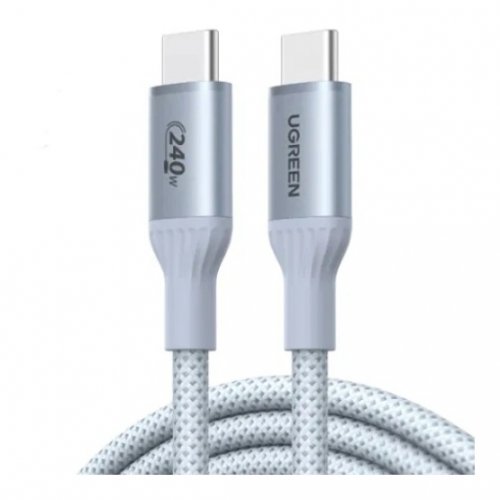 Кабель Ugreen L534 USB 3.1 Type-C to USB Type-C 240W 2m (75732) Blue купити в Україні | Telemart фото