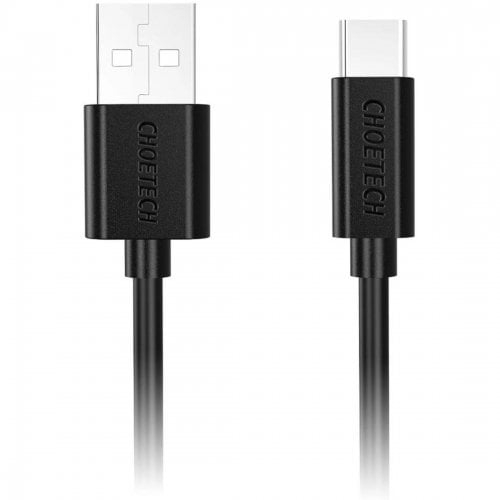 Кабель Choetech USB 2.0 to USB Type-C 18W 3m (AC0004-BK) Black купити в Україні | Telemart фото