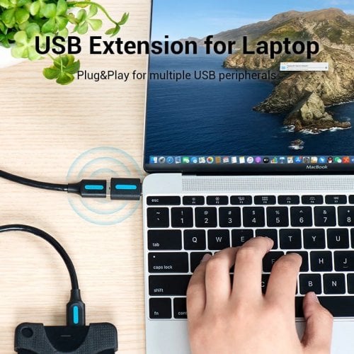 Адаптер Vention USB 2.0 Type-C to USB OTG (CDTB0) Black купить в Украине | Telemart фото