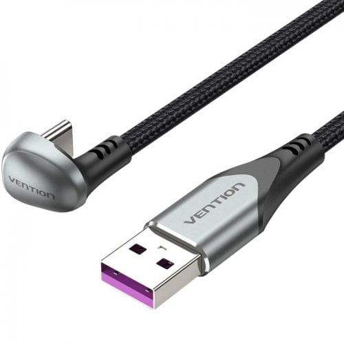 Кабель Vention USB 2.0 to USB Type-C 66W 1.5m (COHHG) Black купить в Украине | Telemart фото