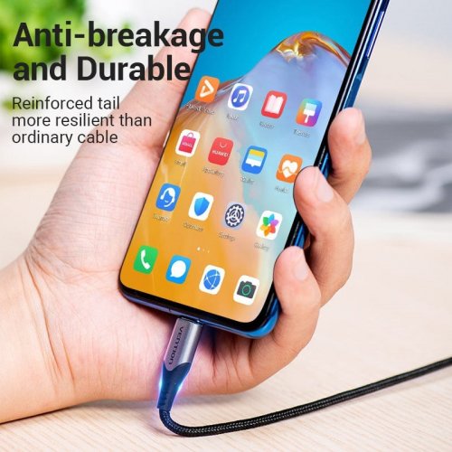 Кабель Vention USB 2.0 to 2 x USB Type-C 2.4A 1m (CQOHF) Black купить в Украине | Telemart фото