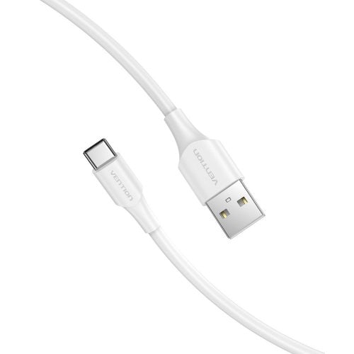 Кабель Vention USB 2.0 to USB Type-C 18W 1m (CTHWF) White купити в Україні | Telemart фото